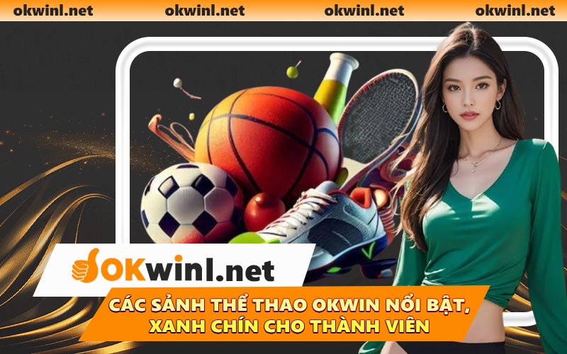 Các sảnh thể thao OKWIN nổi bật, xanh chín cho thành viên
